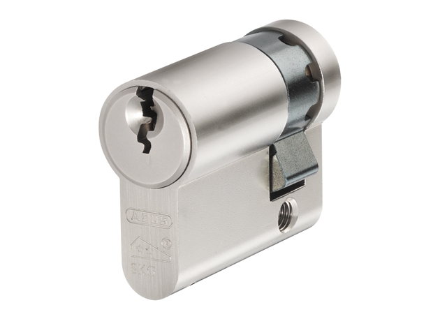 ABUS E60NP Euro Half Cylinder Nickel Pearl 10mm / 45mm