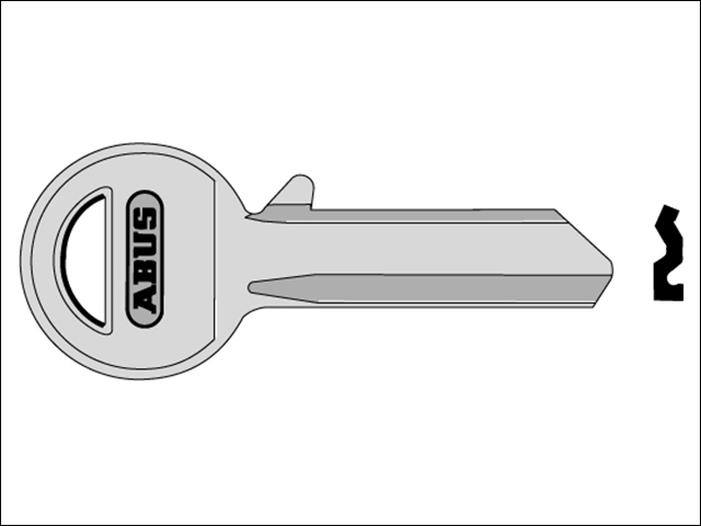 ABUS 85/30 30mm Right Hand Key Blank