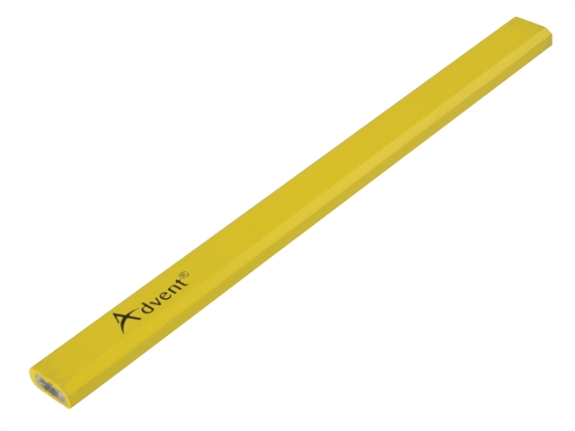 Advent Yellow Medium Lead Carpenter Pencils Box of 72