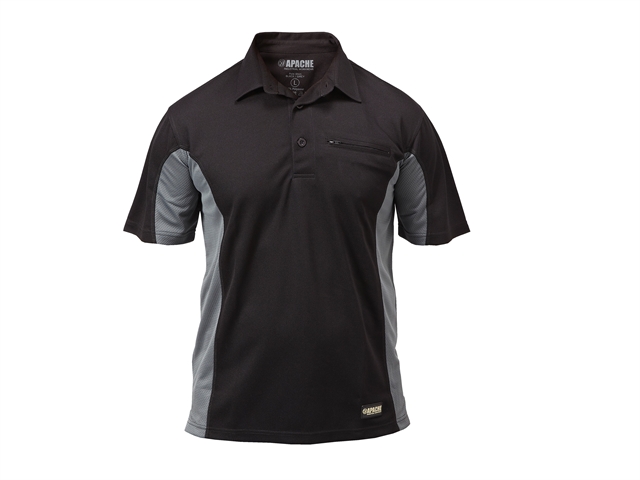 Apache Dry Max Polo T Shirt - L (46in)