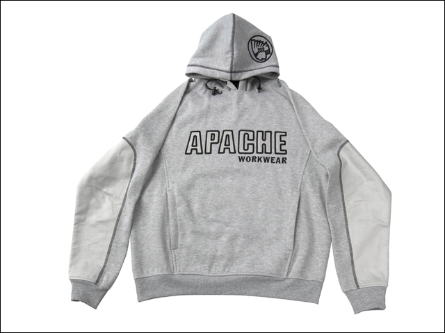 Apache Hooded Sweatshirt Grey - XL (48in)