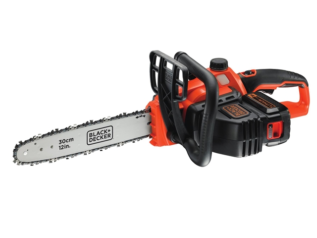 Black & Decker GKC3630L20 Cordless Chainsaw 30cm Bar 36 Volt 1 x 2.0Ah Li-Ion 36V