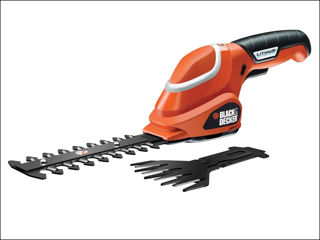 Black & Decker GSL700 Shear Shrubber Kit 7 Volt 1 x 1.2Ah Li-ion 7V