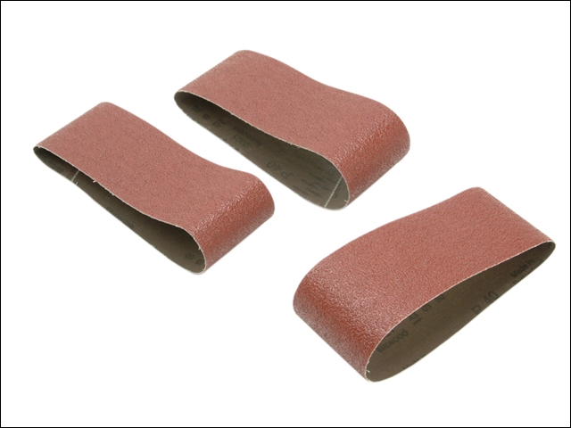 Black & Decker Drum Sander Belts 130mm 80g (Pack of 3)