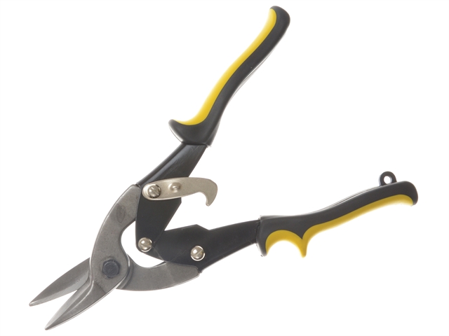 BlueSpot Tools Yellow Aviation Snips Straight Cut 250mm