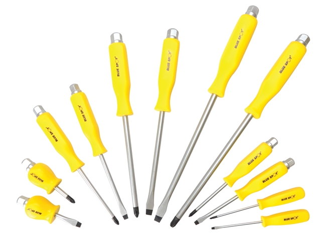 BlueSpot Tools Hex Drive Screwdriver Set 12 Piece