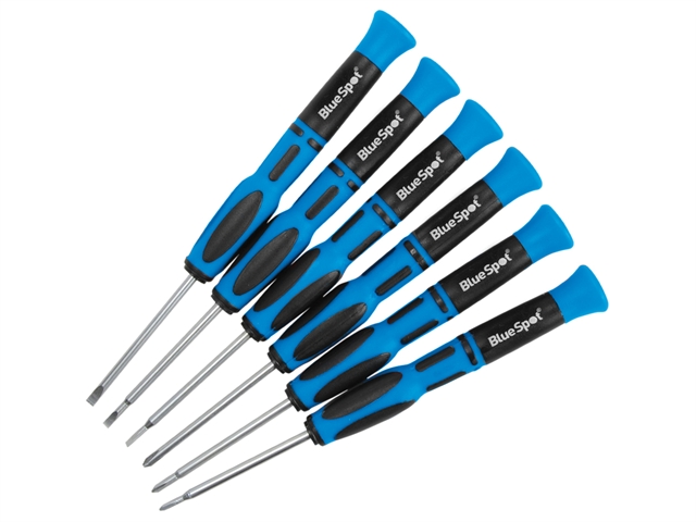 BlueSpot Tools Precision Screwdriver Set of 6