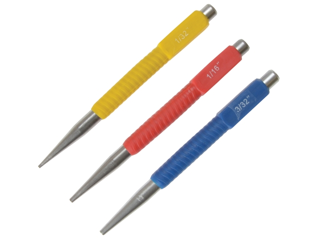 BlueSpot Tools Nail Punch Set of 3