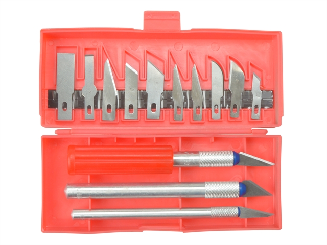 BlueSpot Tools Hobby Knife Set 13 Piece