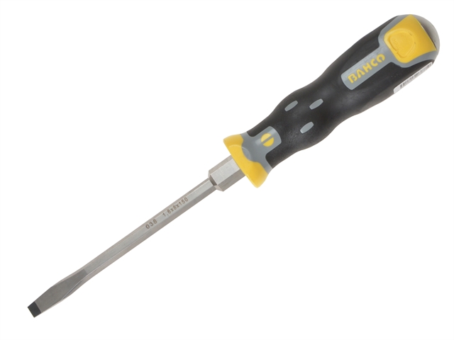 Bahco Tekno+ Through Shank Screwdriver Flared Slotted Tip  5.5mm x 100mm