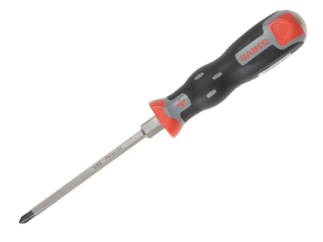 Bahco Tekno+ Through Shank Screwdriver Phillips Tip  PH2 x 125mm