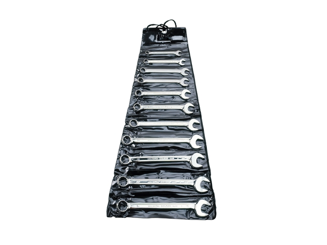 Bahco Combi Spanner Set of 11 Metric Chrome Polish