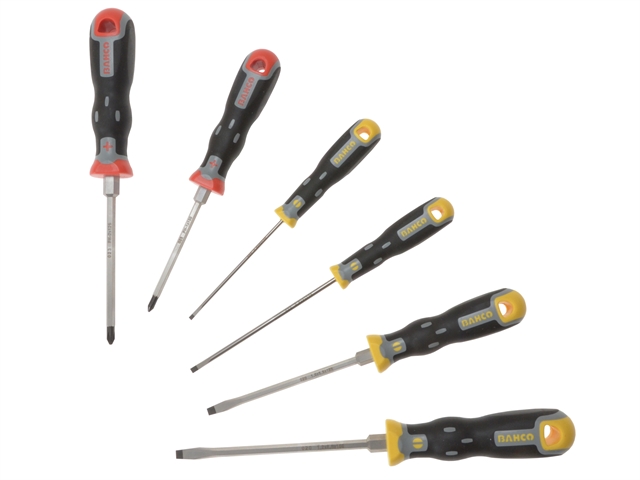 Bahco 202.005 Tekno+ Screwdriver Set 6 Piece SL/PH