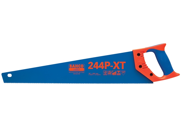 Bahco 244P-22-XT Blue XT Handsaw 22in 9 TPI