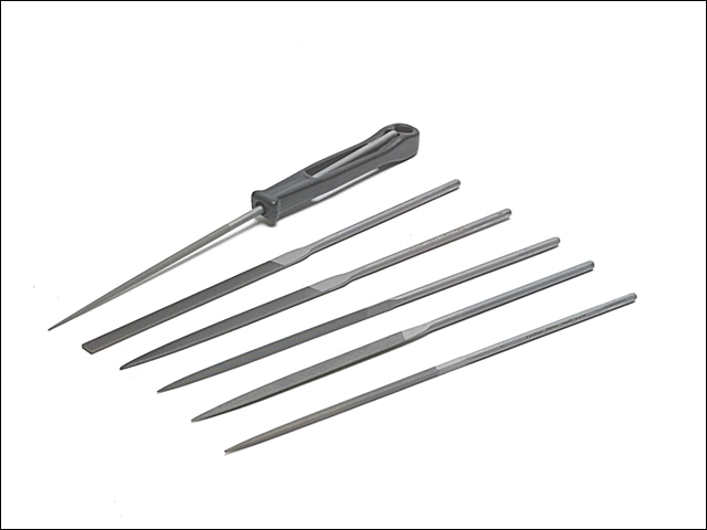 Bahco Needle Set of 6 2-470-16-2-0 16cm Cut 2 Smooth