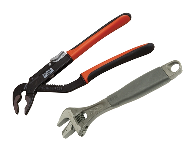 Bahco 9873 Adjustable & Slip Joint Pliers Set (2 Piece)