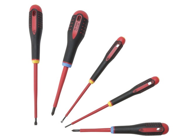 Bahco BE-9882S Insulated ERGO™ Screwdriver Set 5 Piece SL/PH