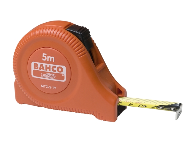 Bahco MTG Orange Plastic Tape 5m/16ft (Width 19mm)