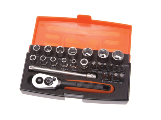 Bahco Sl25-disp-10 Socket Sets (display 10)