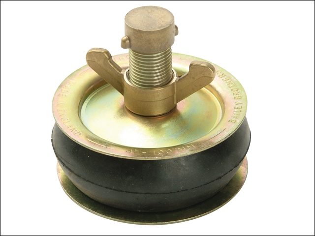 Bailey 2565 Drain Test Plug 200mm (8 in) - Brass Cap