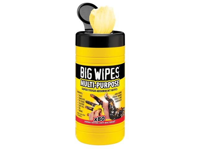 Big Wipes Black Top Multi-Purpose Wipes Tub of 80