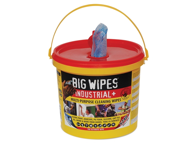 Big Wipes Red Top Heavy-Duty Wipes 80 Bucket of 240