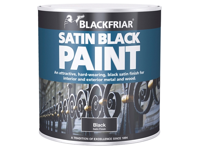 Blackfriar Satin Black Paint 125ml