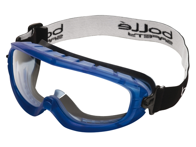 Bollé Safety Atom Safety Goggles Clear - Ventilated Foam Seal