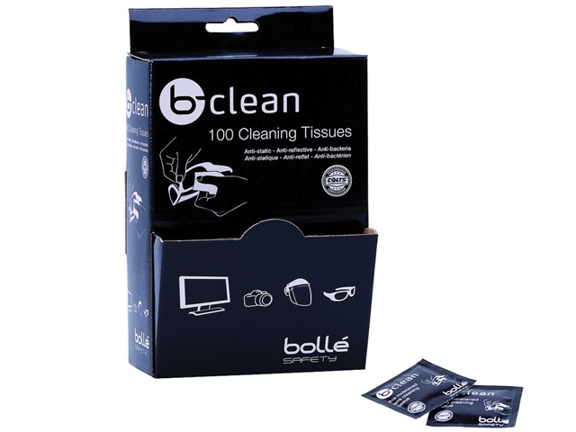 Bollé Safety Anti Static Cleaning Tissue Dispenser (100)