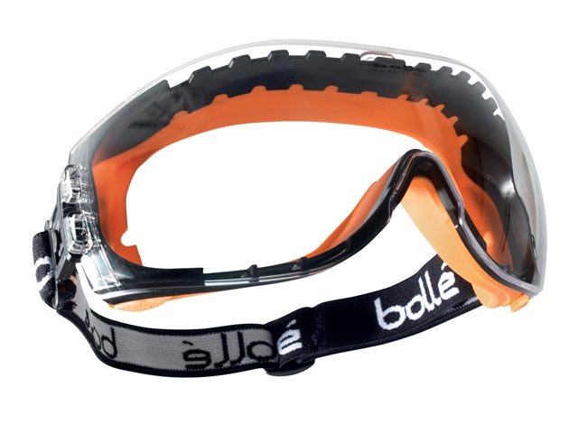 Bollé Safety Pilot Safety Goggles Clear