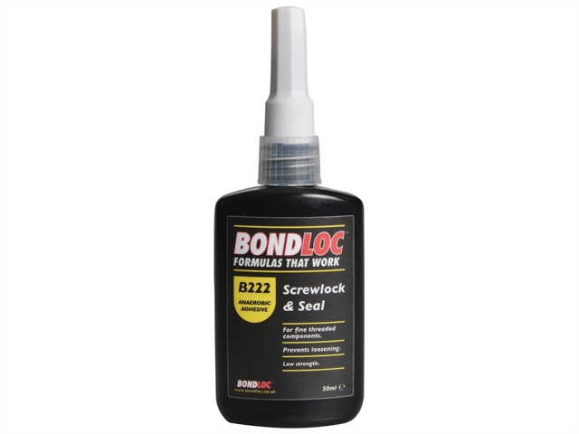 Bondloc B222 Screwlock Low Strength Threadlocker 50ml