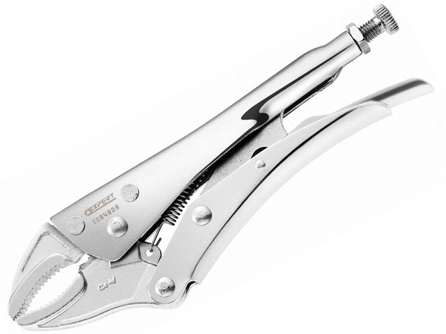 Britool Locking Pliers 190mm Curved Jaw