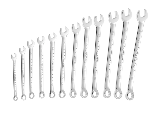 Britool Long Series Combination Spanner Set of 12 Metric 8 to 19mm