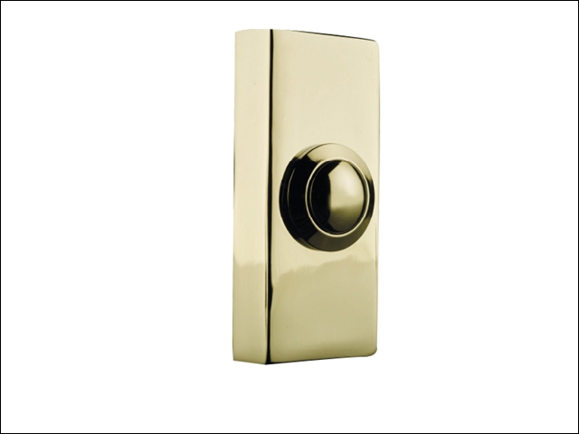 Byron 2204 Wired Bell Push Brass