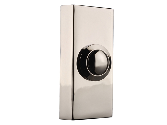 Byron Wired Bell Push Surface Mounted Chrome