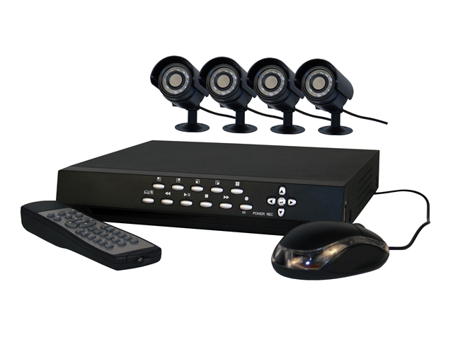 Byron DVR500 CCTV 4 Colour Cameras & 500GB DVR Set
