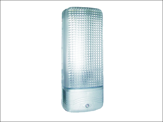Byron ES81A Plastic Security Light with Motion Detector Chrome