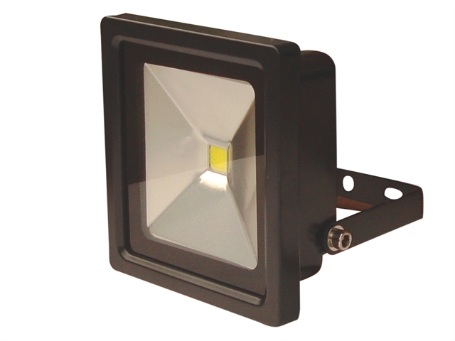 Byron FL1-C10-B Slimline COB LED Floodlight 10 Watt 700 Lumen