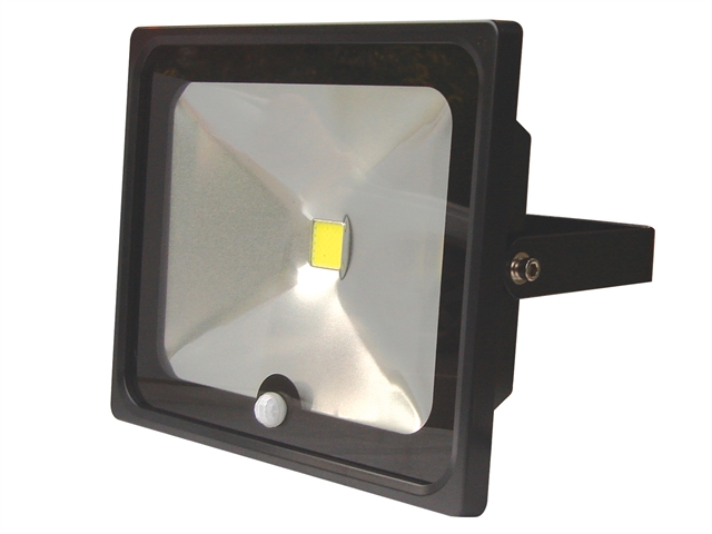 Byron SL1-C50-B Slimline COB LED Floodlight 50 Watt 3600 Lumen