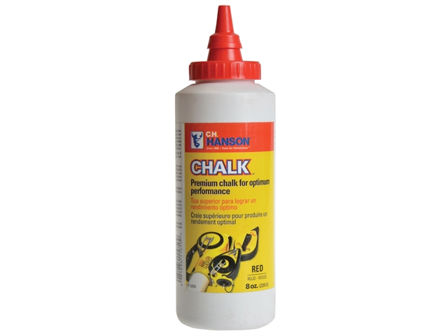 C H Hanson Chalk Refill 227g (8 oz) Red