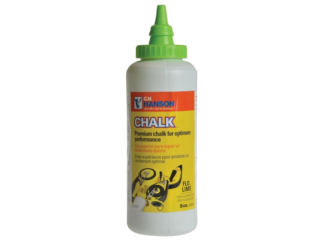 C H Hanson Chalk Refill 227g (8 oz) Fluorescent Lime