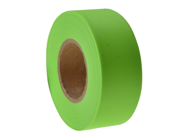 C H Hanson Flagging Tape 47m (150ft) Fluorescent Lime