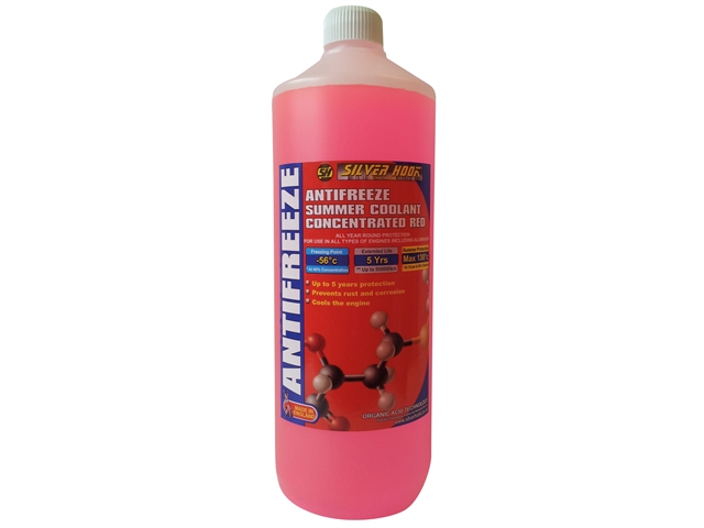 Silverhook Concentrated Red Antifreeze O.A.T. 1 Litre