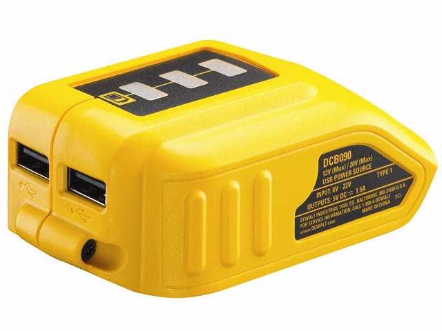 DEWALT DCB090 USB Charger 10.8, 14.4  & 18 Volt Li-Ion 18V