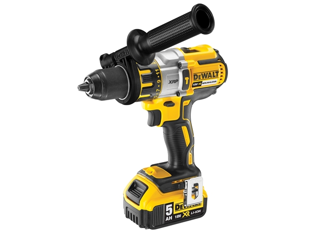 DEWALT DCD995P2 XR 3 Speed Brushless Hammer Drill Driver 18 Volt 2 x 5.0Ah Li-Ion 18V