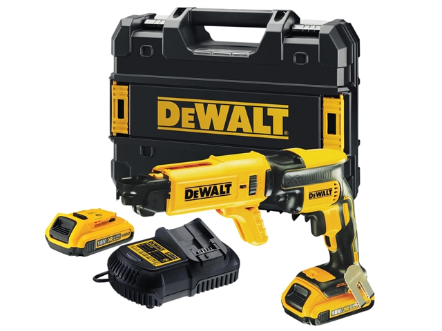 DEWALT DCF620D2K Brushless Collated Drywall Screwdriver 18 Volt 2 x 2.0Ah Li-Ion 18V