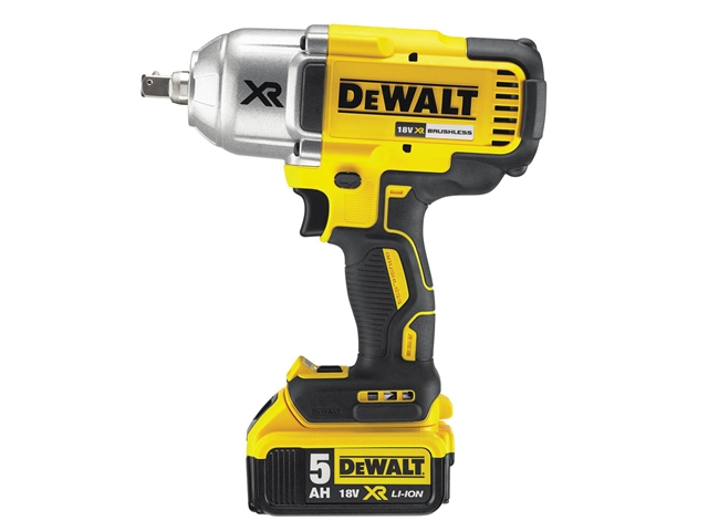 DEWALT DCF899P2 XR Brushless High Torque Impact Wrench 18 Volt 2 x 5.0Ah Li-Ion 18V