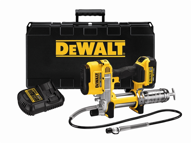 DEWALT Cordless XR Grease Gun 18 Volt 1 x 4.0Ah Li-Ion 18V