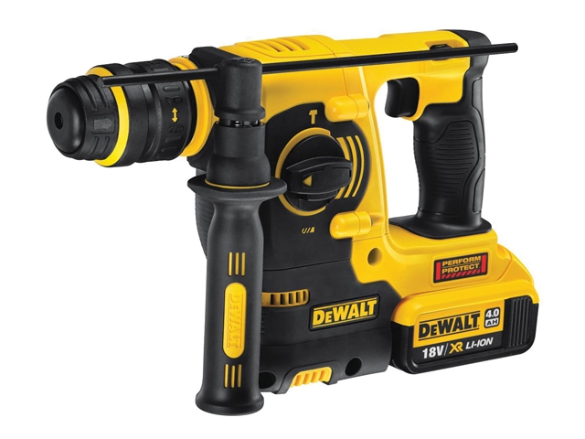 DEWALT DCH254 M2 SDS Plus 3 Mode Hammer Quick Change Chuck 18 Volt 2 x 4.0Ah Li-Ion 18V