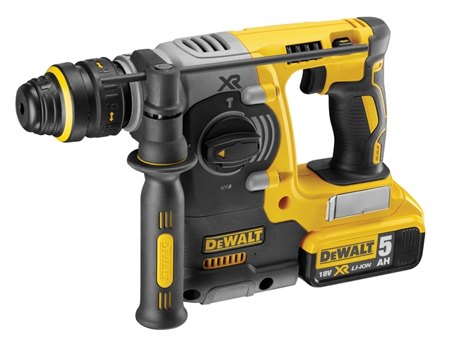 DEWALT DCH274P2 Brushless XR 3 Mode Quick Chuck Hammer 18 Volt 2 x 5.0Ah Li-Ion 18V